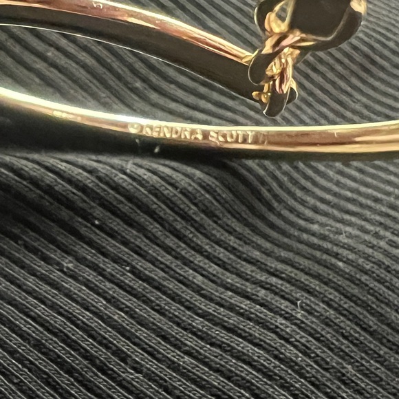Kendra Scott Gold Bangle Bracelet - Picture 2 of 6
